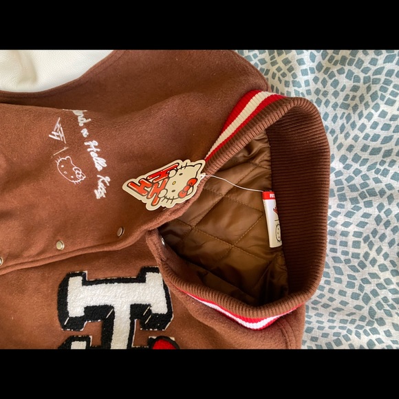 Hello kitty apples varsity bomber jacket - Picture 2 of 9